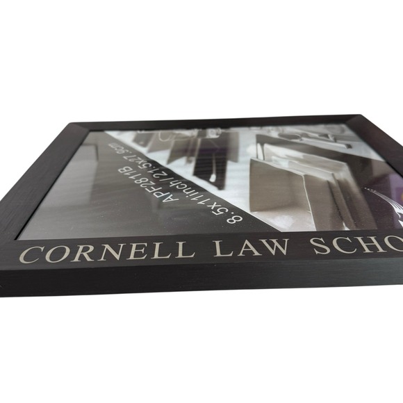 New Cornell Law School Diploma‎ Frame 8.5x11 Black Certificate Display - Picture 3 of 11